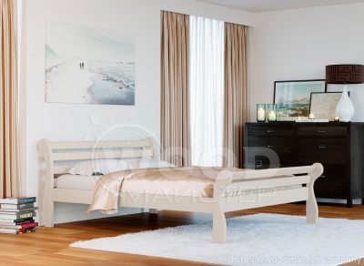 Двоспальне ліжко ВЕРОНА, колір перлинно-білий (RAL 1013)