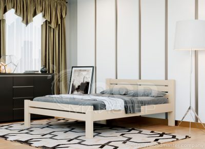 Двоспальне ліжко ПРЕМ’ЄРА, колір перлинно-білий (RAL 1013)